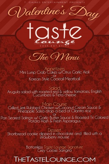 Valentine S Taste Lounge 2015 T Gaines Entertainment