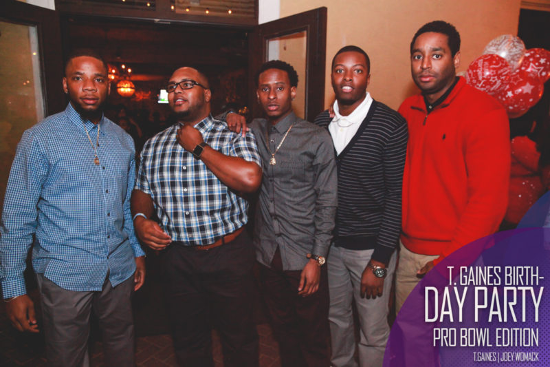 The T. Gaines Birthday bash Pro-Bowl Weekend 2017