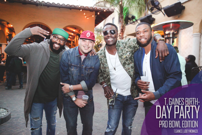 The T. Gaines Birthday bash Pro-Bowl Weekend 2017