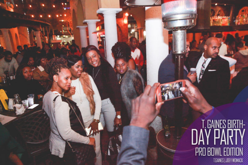 The T. Gaines Birthday bash Pro-Bowl Weekend 2017