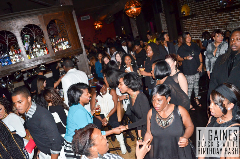 The T. Gaines Black & White Birthday Bash