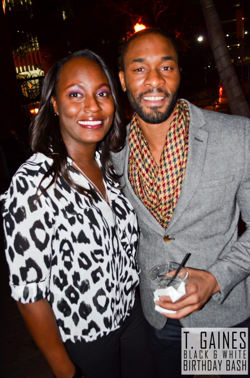 The T. Gaines Black & White Birthday Bash