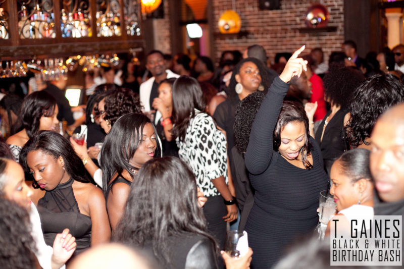 The T. Gaines Black & White Birthday Bash