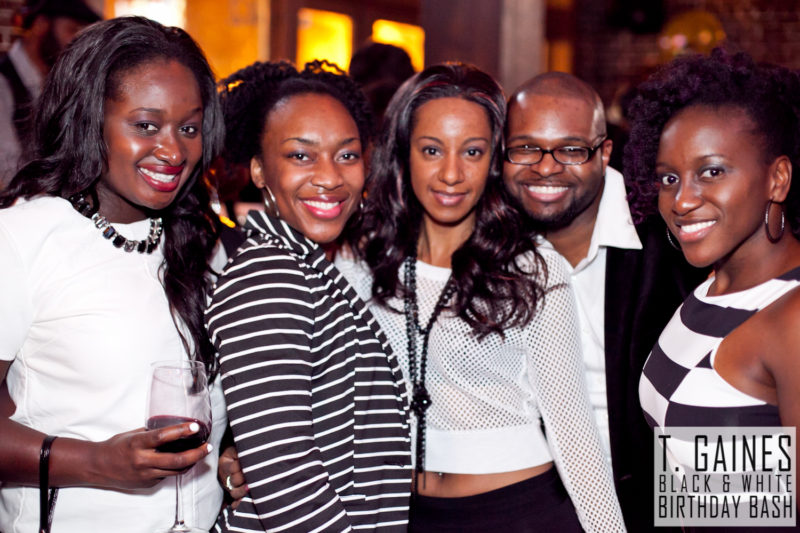 The T. Gaines Black & White Birthday Bash