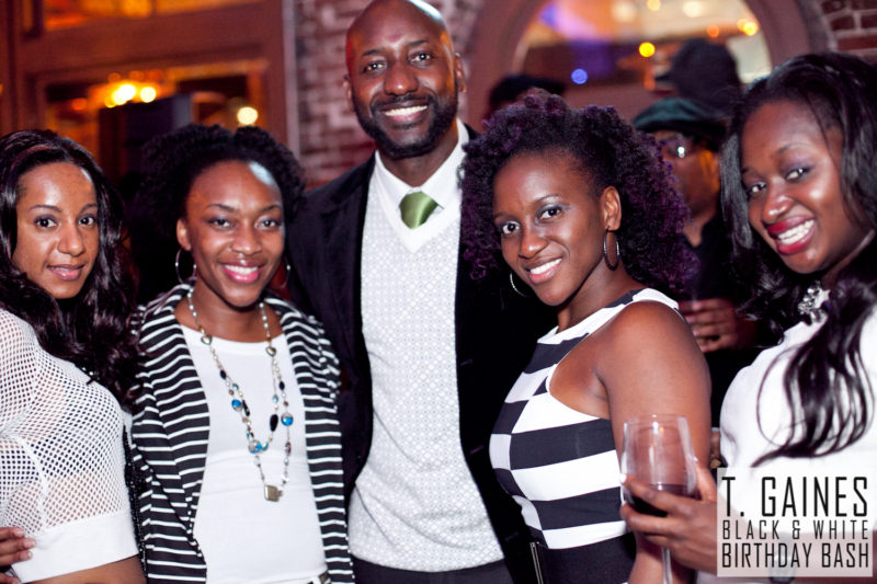 The T. Gaines Black & White Birthday Bash